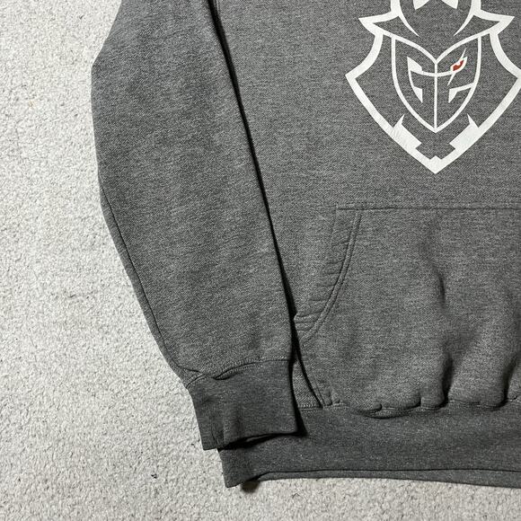G2 Esports Hoodie Mens Medium Gray Graphic Pullover Sweatshirt Gaming - Picture 10 of 13